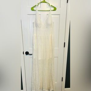 Beautiful long Lacey dress Size XL